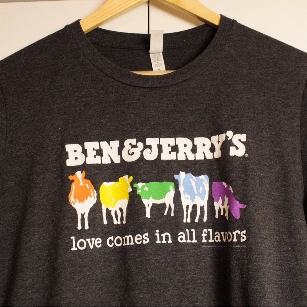 Ben & Jerry’s Pride Love Comes In All Flavors Tshirt